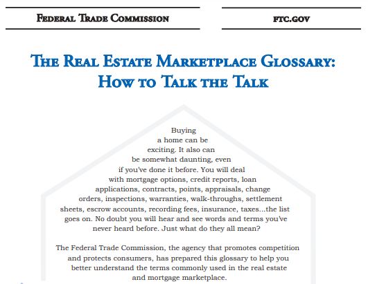 FTC RE Marketplace glossary sample image