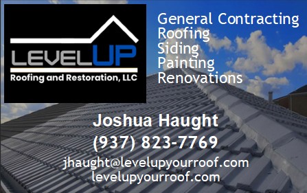 Level Up Roofing - GDREIA Vendor Biz card